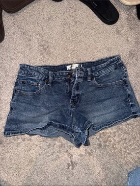 Denim low- Rise Blue Women’s Shorts